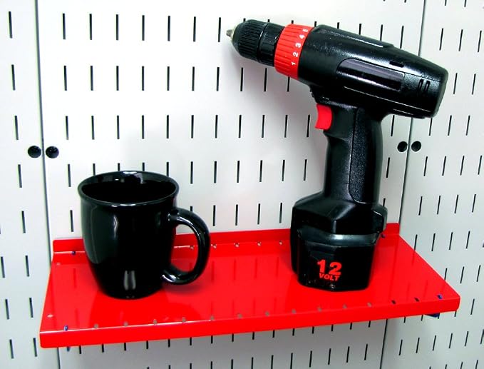 Wall Control Shelf 6in Deep Pegboard Shelf Assembly Pegboard and Slotted Tool - Image 4