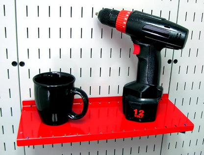Wall Control Shelf 6in Deep Pegboard Shelf Assembly Pegboard and Slotted Tool - Image 4