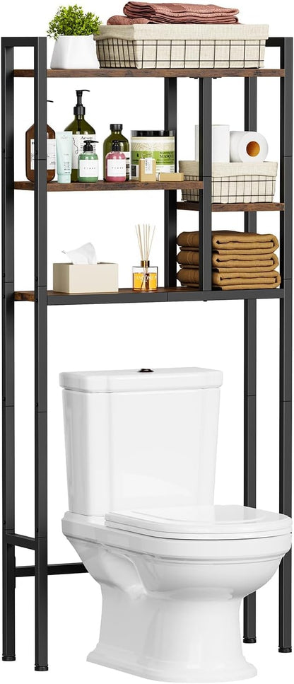 Asgolion Over-The-Toilet Storage Rack, 3-Tier Bathroom Shelves Over Toilet | - Image 9