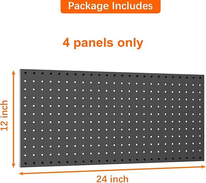 WALMANN Metal Pegboard Panels for Wall Tools Storage Pegboard for Garage - Image 3