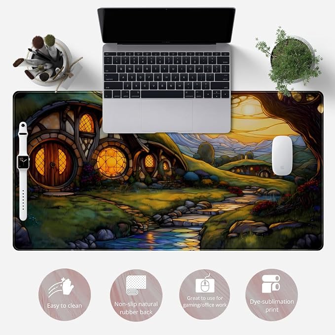 Cute House Anime Mouse Pad Desk Mat Gaming Playmat MTG Game Mat Large Gaming - Image 6