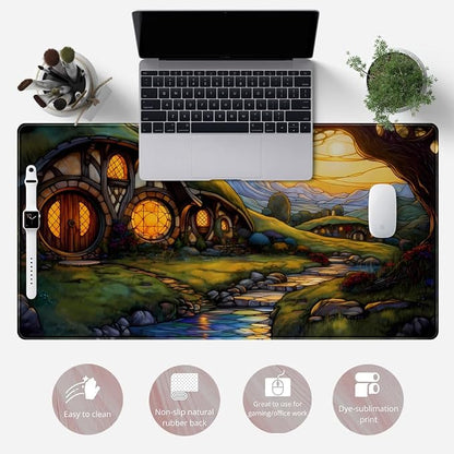 Cute House Anime Mouse Pad Desk Mat Gaming Playmat MTG Game Mat Large Gaming - Image 6