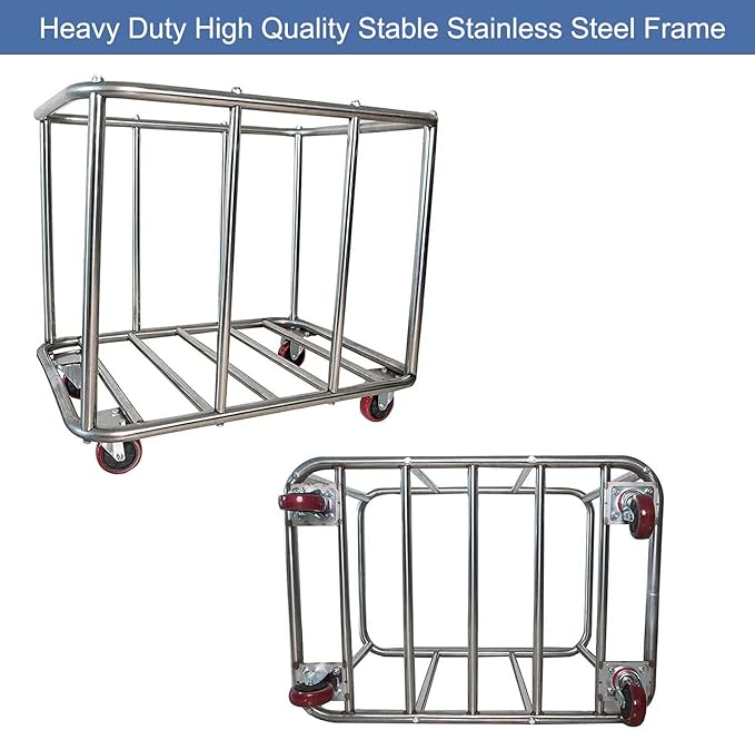 Commercial Laundry Cart With Wheels - Image 5