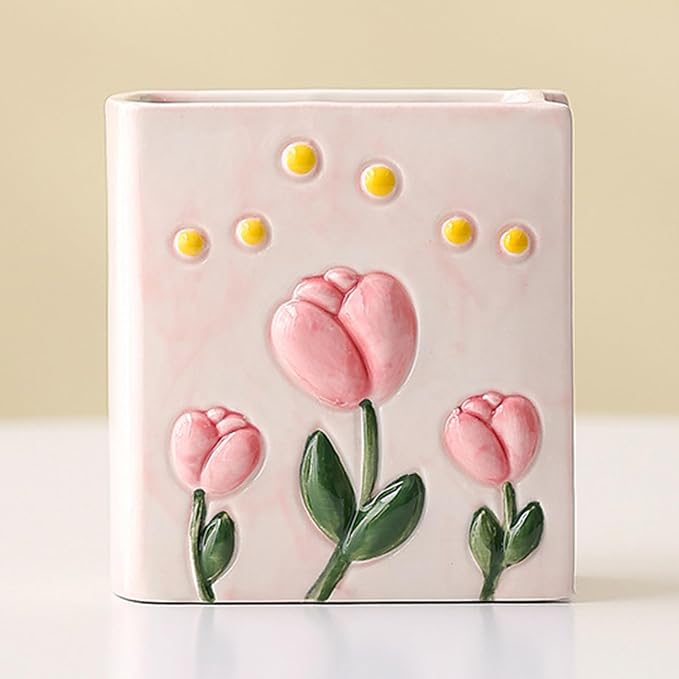 Book Vase Tulip Pencil Cup Pen Holder - Image 5