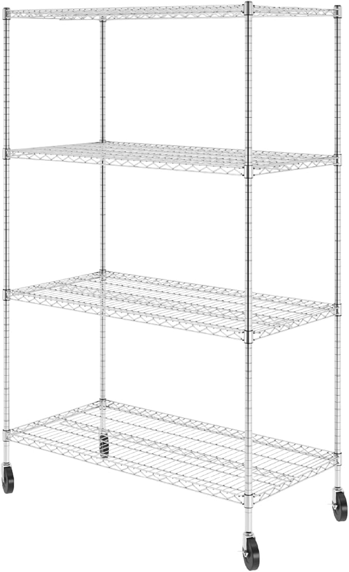 SafeRacks - NSF Certified Storage Shelves, Heavy Duty Steel Wire Unit by SafeRacks