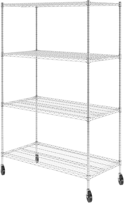 SafeRacks - NSF Certified Storage Shelves, Heavy Duty Steel Wire Unit by SafeRacks