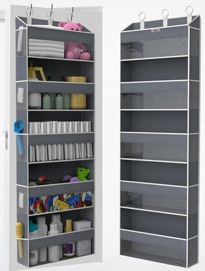 Over the Door Organizer with 5 Large Pockets & 10 Mesh Side Pockets – Durable by Unknown