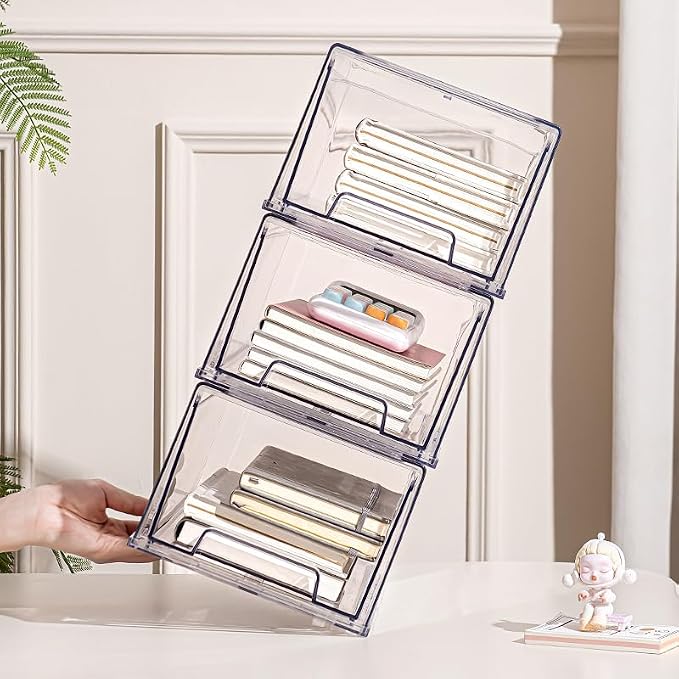 clear Drawer-Type Plastic Storage Box Bins Organizer，Family First Aid Kits - Image 5