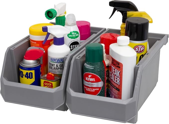 Plastic Containers for Organizing and Storage Bins for Closet, Garage or Pantry - Image 6