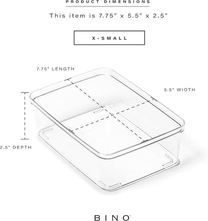 BINO | Plastic Storage Bins, X-Small - Image 2