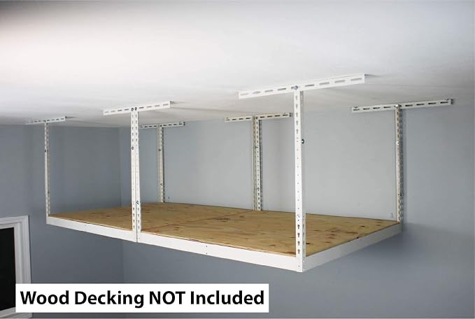 MonsterRax 4x8 Overhead Garage Storage Rack Frame Kit - Image 6