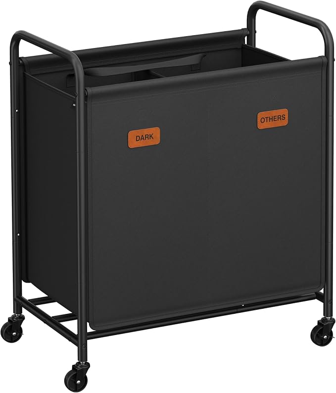 SONGMICS 2-Section Laundry Sorter, Laundry Hamper by SONGMICSbySONGMICSHOME