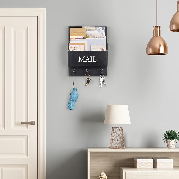 DLQuarts Mail Organizer with Key Holder - Image 2