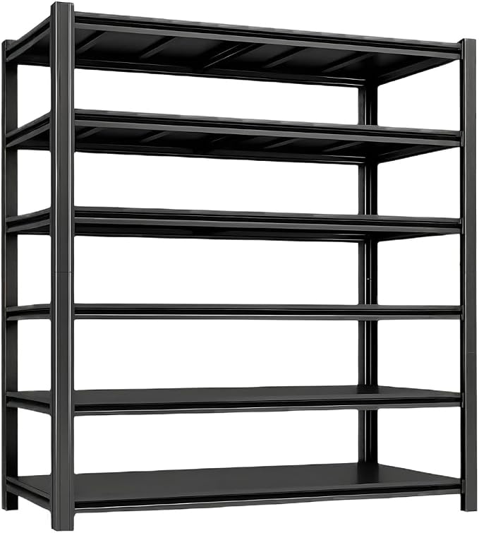 Industrial Storage Rack, Heavy-Duty Steel Shelving Unit, 6-Tier Multi-Purpose by DarubtesForanideallife