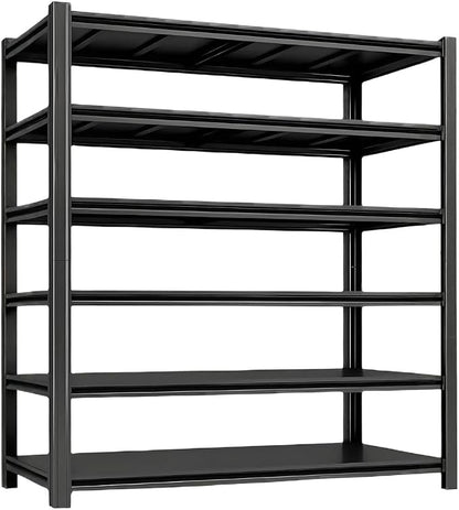 Industrial Storage Rack, Heavy-Duty Steel Shelving Unit, 6-Tier Multi-Purpose by DarubtesForanideallife