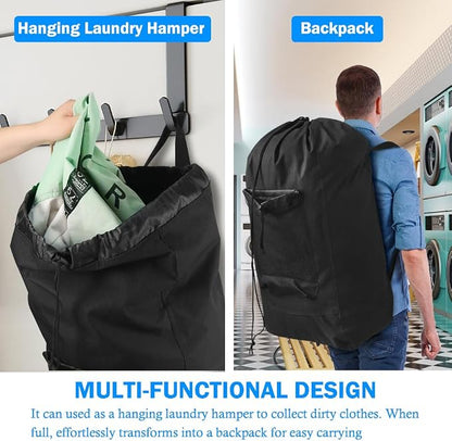 Tenn Well Laundry Bag Backpack, Heavy Duty Large Laundry Bag - Image 5