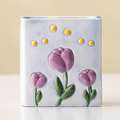 Book Vase Tulip Pencil Cup Pen Holder - Image 4