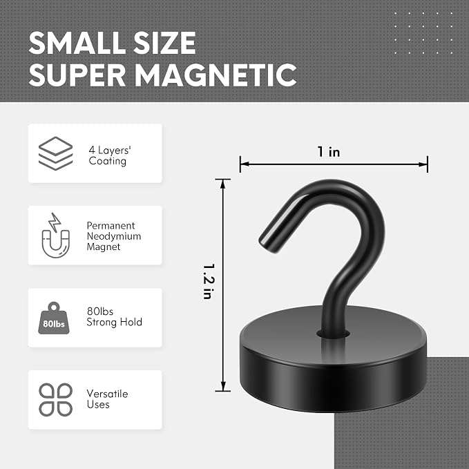 Neosmuk Magnetic Hooks Steel Tube Design - Image 5
