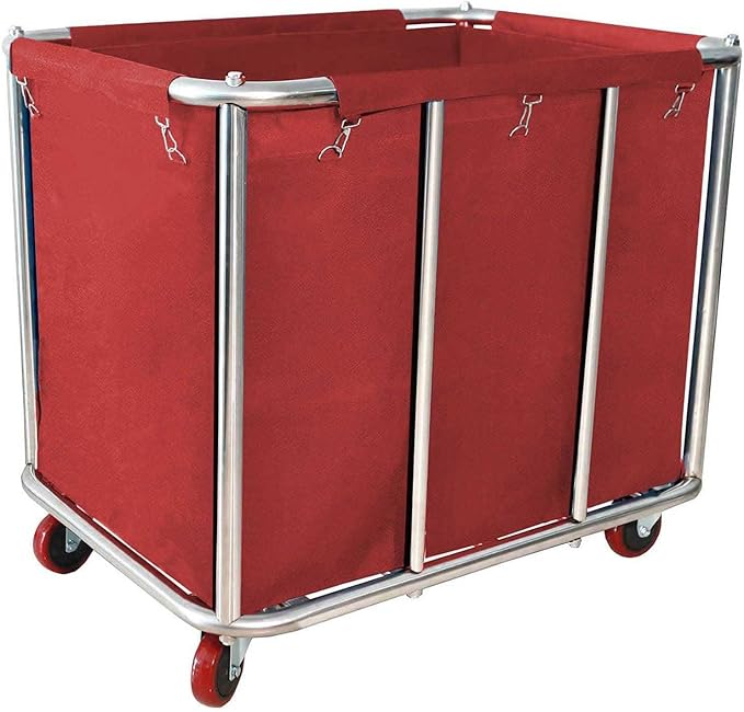 Commercial Laundry Cart With Wheels by Graywlof