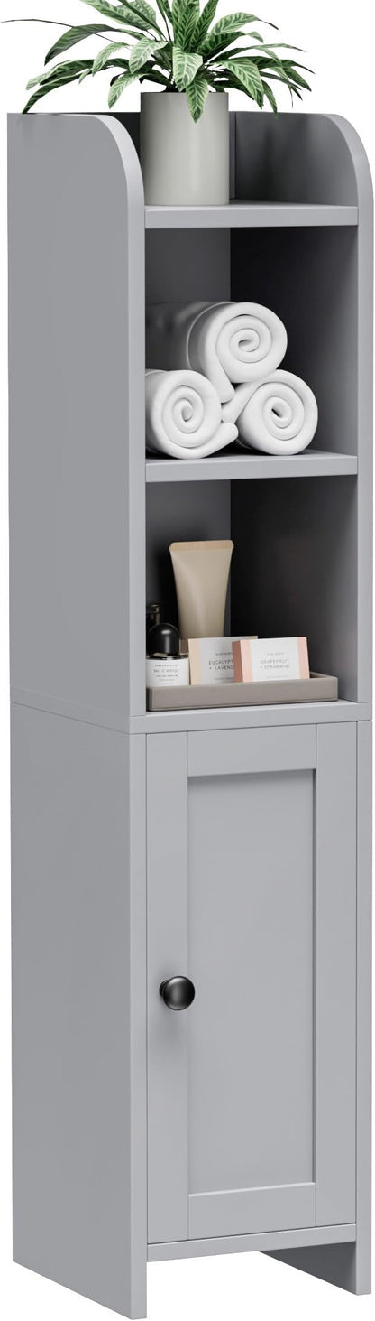 Homhedy Small Bathroom Storage Cabinet, Narrow Toilet Paper Cabinet | Corner by Homhedy
