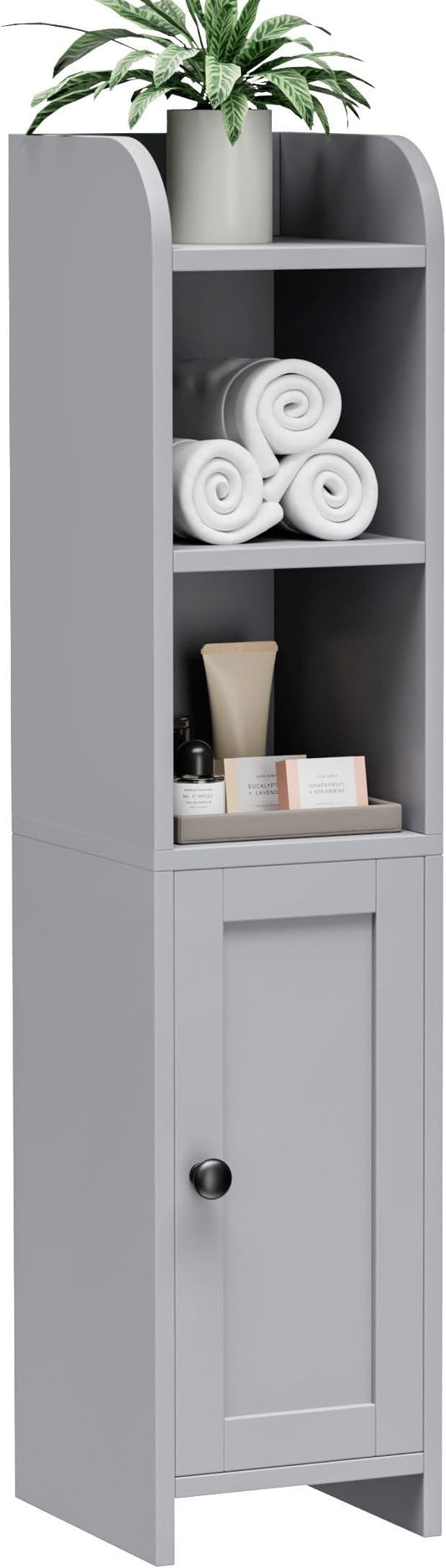 Homhedy Small Bathroom Storage Cabinet, Narrow Toilet Paper Cabinet | Corner by Homhedy