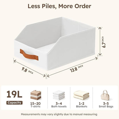 Homsorout Fabric Storage Bins for Organizing - Image 8