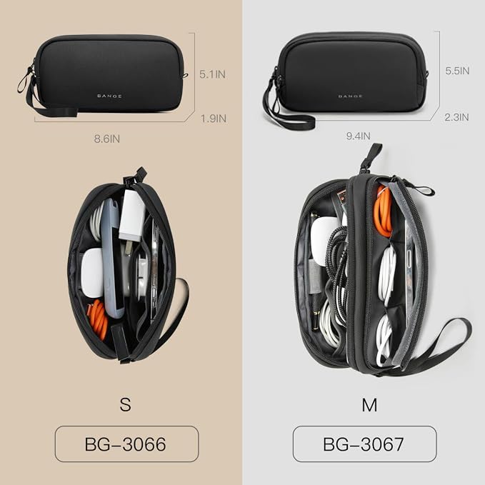 BANGE Electronics Organizer Travel Case, Water Resistant Travel Bag, Tech Pouch - Image 3