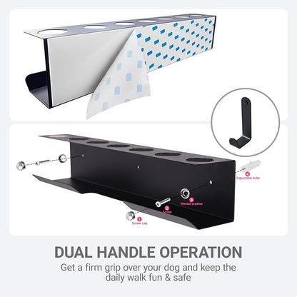 Curling Iron Holder, Flat Iron Holder Wall Mount, Stainless Steel Hair Tool - Image 5