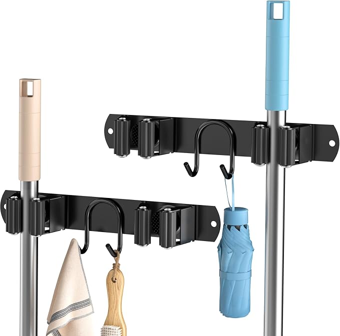 Broom Holder Wall Mount, Broom Hanger - Image 9