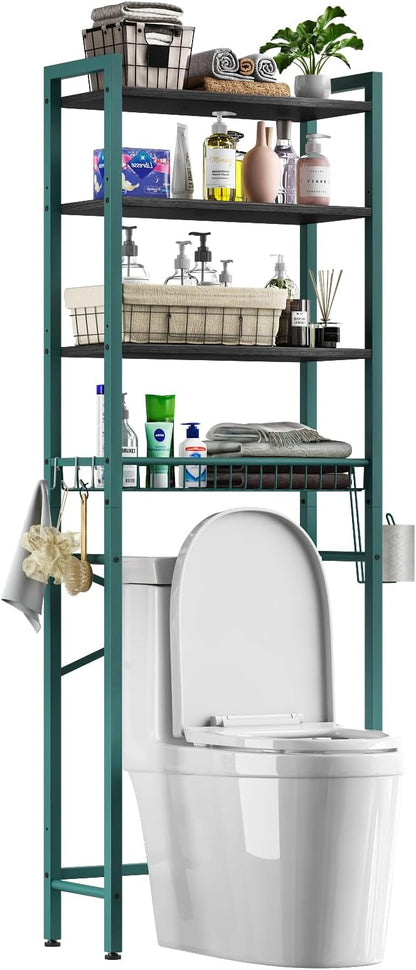 Kalrin Over-The-Toilet Storage Rack, 4-Tier Bathroom Organizer Shelf Over Toilet - Image 9