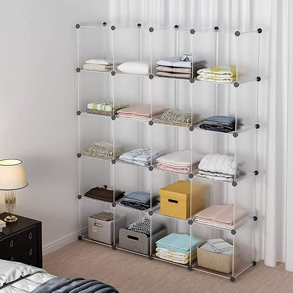 Aeitc Portable Storage Cubes-14 x14 Cube Wire Cube Storage Organizer Clothes - Image 4