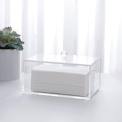rejomiik Clear Dryer Sheet Holder Thick Acrylic Dryer Sheet Dispenser Container - Image 2