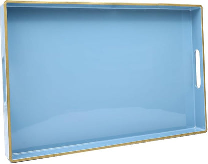 Spsyrine Blue Decorative Serving Tray - Image 8