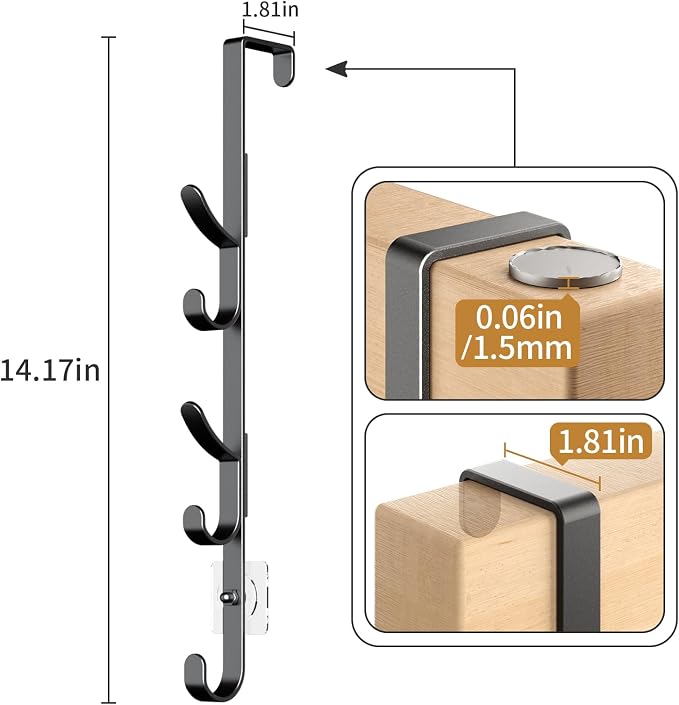 Over The Door Hooks, Metal Door Hooks - Image 4