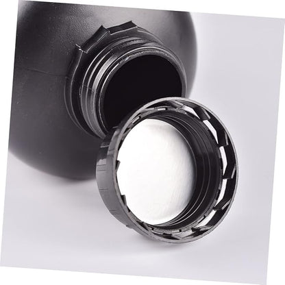 ULTECHNOVO 6pcs Black Hdpe Engineering Storage Bottles Acidproof Lightweight - Image 2