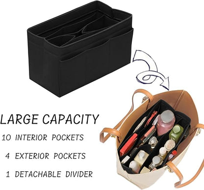 DailyPlus Purse Organizer Insert Felt Bag Organizer Handbag Organizer Insert - Image 5