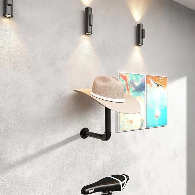 Motorcycle Helmet Holder, Helmet Holder Wall Mount Easy Storage - Image 4