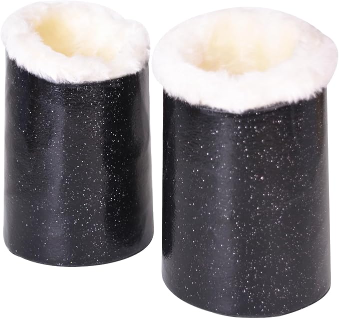 Baitaihem 2 Pack Plush Lined Eyeglasses Holder Stand Protective Glasses Holder - Image 2