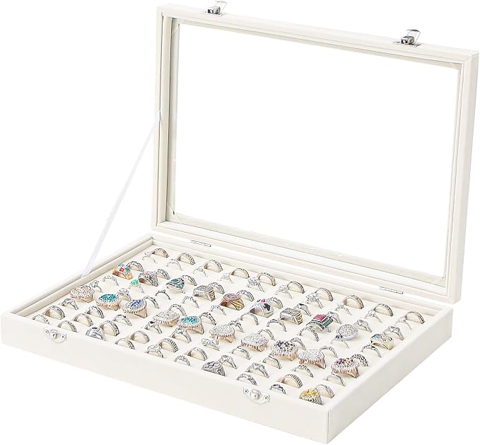 Coward Ring Organizer Jewelry Box by FocusOnJewelryDisplay15yrs