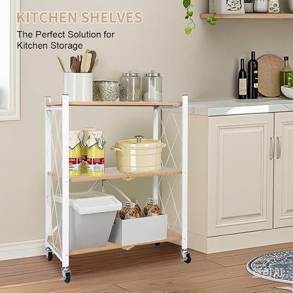 3-Tier Foldable Storage Shelves - Image 5