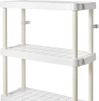 Gracious Living 14 x 32 x 54.5 Inch 4 Tier Adjustable Ventilated Medium Duty - Image 7