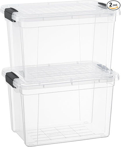 Superio Clear Storage Boxes by Superio