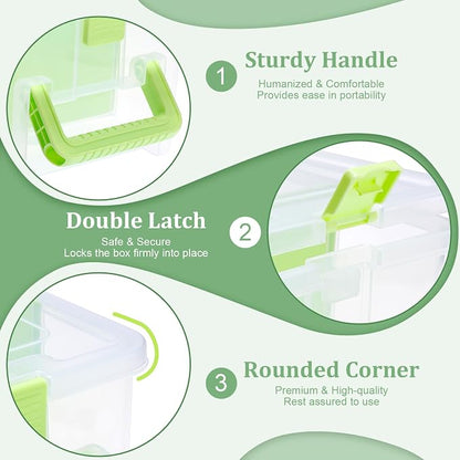 BTSKY Clear Plastic Dividing Storage Box - Image 9