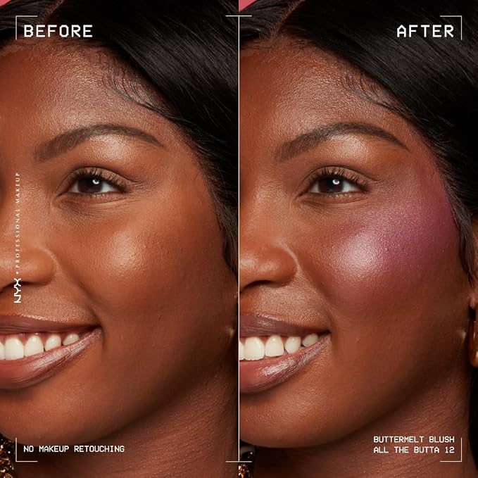 NYX PROFESSIONAL MAKEUP Buttermelt Powder Blush, Fade and Transfer-Resistant - Image 3