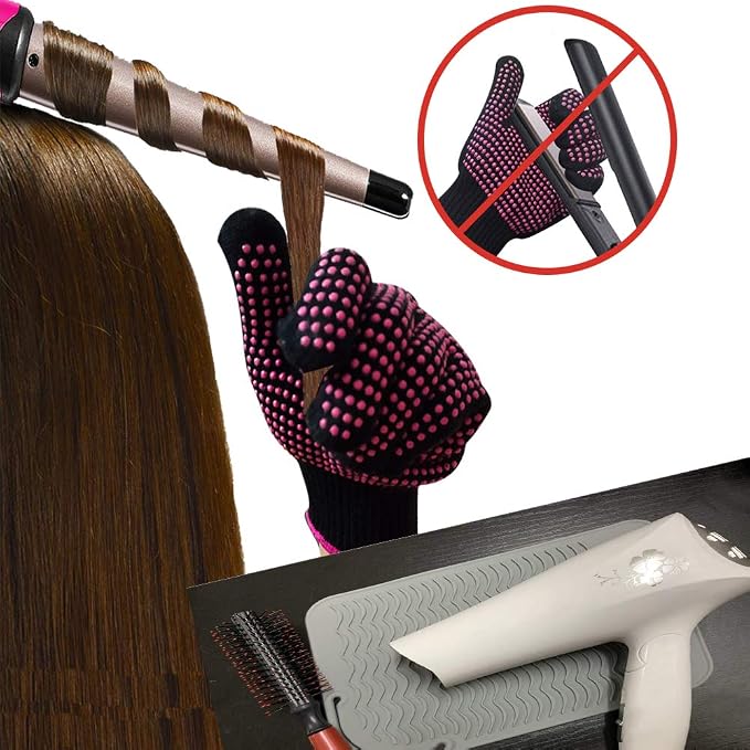 Heat Resistant Glove with Silicone Bump Mat - Image 2