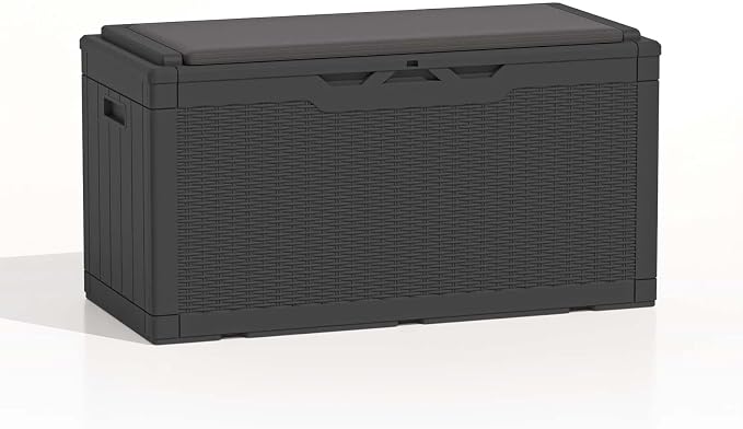 Patiolife 100 Gallon Resin Deck Box by Patiowell