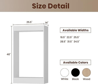 ROOMTEC 25.5" Double Hanging Closet Unit, Modular Closet System - Image 2