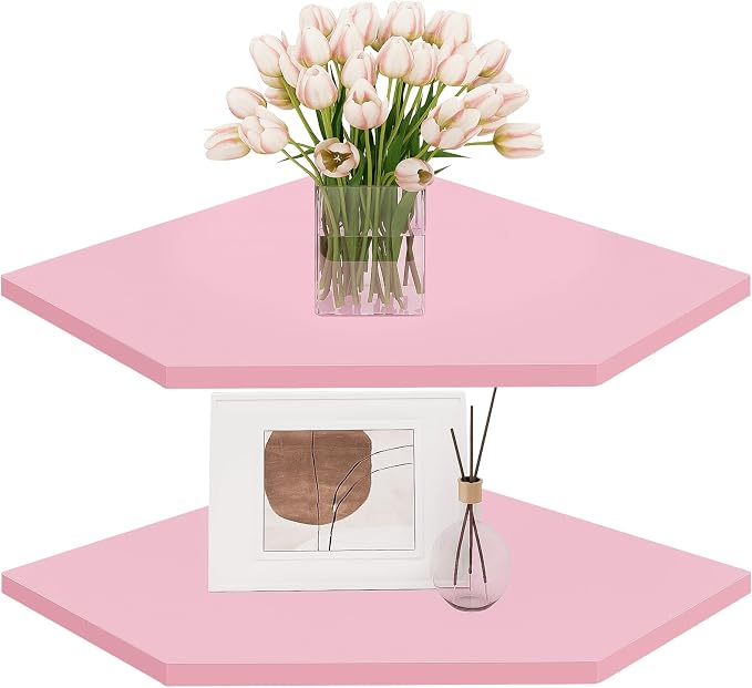Corner Floating Shelves, Corner Wall Shelf by Homode