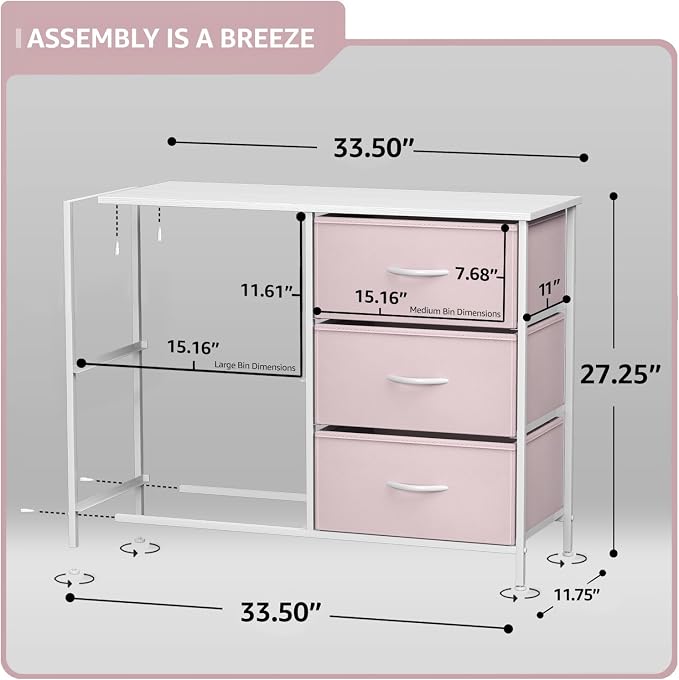 Sorbus Kids Dresser with 5 Drawers - Image 3