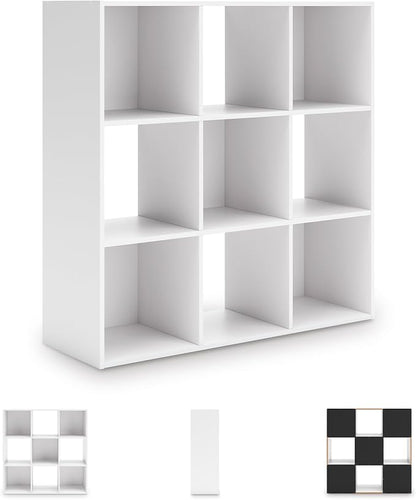 Signature Design by Ashley Onita Modern 3-Tier Floor Standing 9 Cube Organizer - Image 6